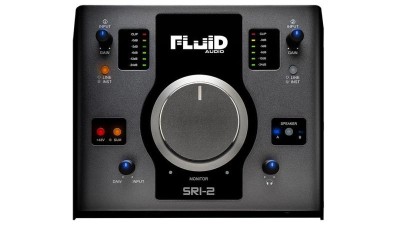 Fluid Audio SRI-2 audiointerface with 2 pair of monitor switches