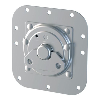 Penn L787SM - roto-lock met opbouwplaat, - verzinkt - prijs per 1 stuk - roto-lock with mounting plate, - Galvanised - price per piece