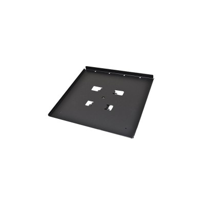 Stand plate with 3/8" thread, tillable 15º black (K&M 24455-000-55) needs a stan