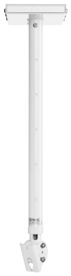 Ceiling mount adjustable long, white (24494-000-57)