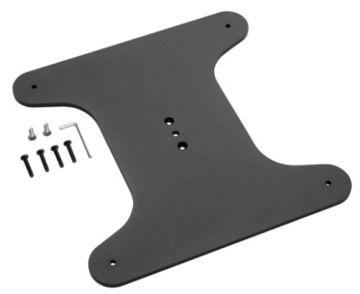 Stand plate for S360 Iso-Plate, black