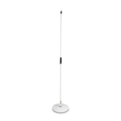 Gravity MS 23 W - Microphone Stand with Round Base, White