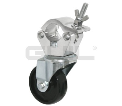 ALUMINIUM COUPLER WITH WHEEL TO TRANSPORTTRUSSES, TUBES, ETC, WIDTH: 50 mm, FITS