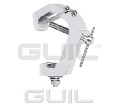 ALUMINIUM HOOK CLAMP WITH PROTECTIVE PLATE, WIDTH: 50 mm, FITS 30-50 DIAMETER TU