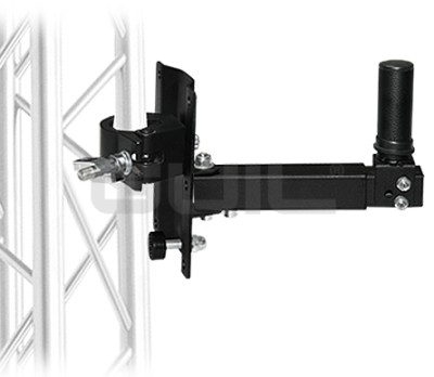 HEAVY-DUTY SPEAKER WALL MOUNT WITH A COUPLER TO ATTACH TO  45-52 mm TUBES, TELE