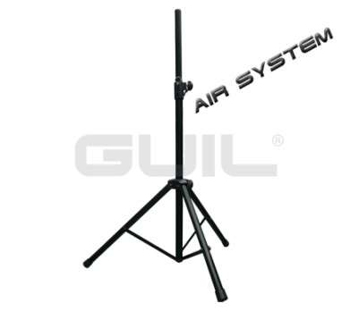 TELESCOPIC ALUMINIUM AND STEEL SPEAKER STAND WITH Ø 35 mm TOP TUBE AND AIR CUSHI