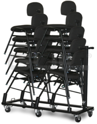 transport trolley for 10 ergonomic orchestra chairs ref. sll-01 & sll-02. provid