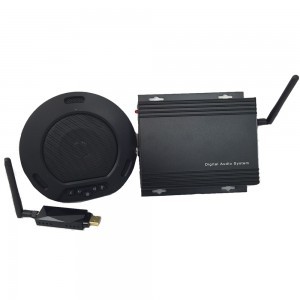 Wireless USB Speakerphone, wireless receiver and wireless extension kit (Black)