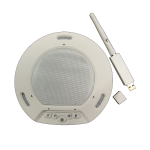 Wireless USB Speakerphone and wireless receiver set (White)