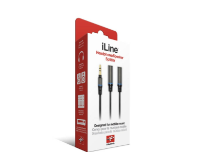 iLine - Headphone Stereo Splitter - Individual cable ? Headphone/Speaker Stereo