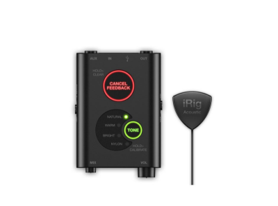 iRig Acoustic Stage - Advanced digital microphone system for acoustic guitar
