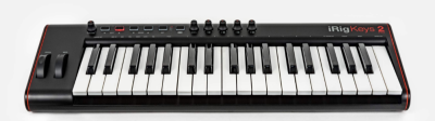 Compact universal MIDI keyboard controller with audio output