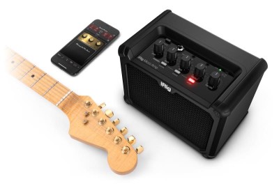 iRigMicroAmp 15W battery-powered guitar amplifier with iOS/USB interface