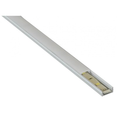 ALU surface 7mm 2m:  profile opal, surface mounting 7mm