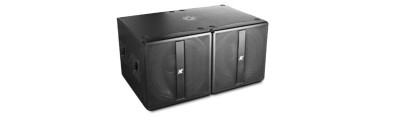 powered 2 x 18" subwoofer with DSP and power outp
