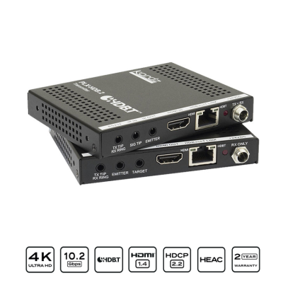 - m   HDBaseT Certified extender HDMI 1.4 + IR + RS232 (10.2Gbps to 40m over CAT