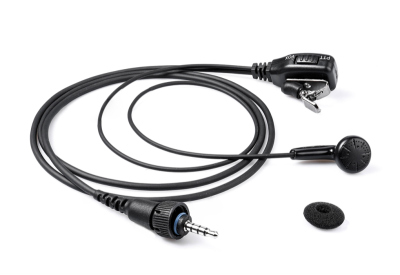 two wire headset with microphone and earbud