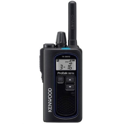 Kenwood TK3601DE - Digital PMR446 Walkie / talkie , incl battery, clip, charger, compact model