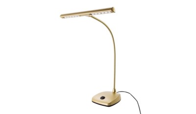 Led piano lamp Gold-colored