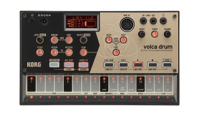 Synthesizer, digitaal, volca drum, Physical Modelling, 6 parts, Se