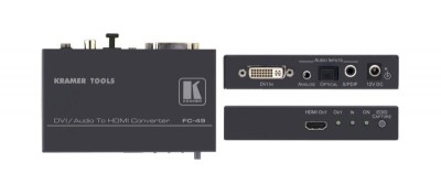 DVI/Audio analog & digital to HDMI Converter