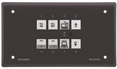 8-Button Universal Room Controller with IR Learning