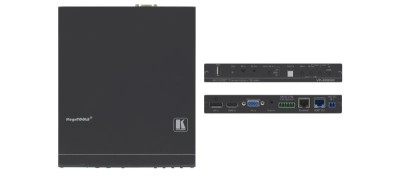 4k60 4:4:4 HDCP2.2 DP,HDMI & VGA Auto Swt/Scaler HDBT