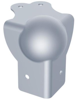 Penn C1372 - balhoek 65mm, 2mm, R2, - E. verzinkt - prijs per 1 stuk - ball angle 65mm, 2mm, R2, - E. galvanized - price per piece