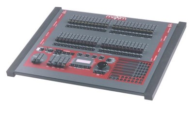 Maxim-M, 48 faders, 512 DMX channel console+video