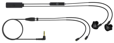 Dual Dynamic Driver Professional In-Ear Monitors with Bluetooth Adapter