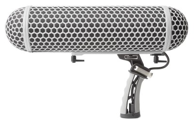 Blimp-style Microphone Windscreen and Shockmount