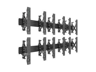 M Wallmount Pro MBW3x2UP Push In Pop Out Black