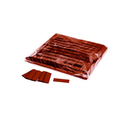 (10) Slowfall confetti rectangles 55x17mm - Brown 1kg