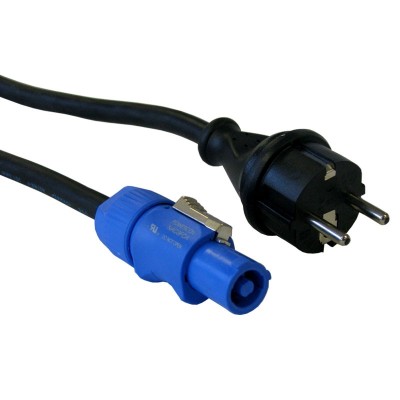 Schuko to Neutrik Powercon cable 1,5m