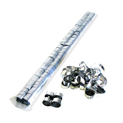 (100)Metallic Streamers 5mx0.85cm Silver