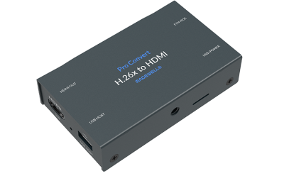 Pro Convert H.26x to HDMI - Standalone device to decode the mainstream IP stream