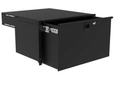 Penn R2292-18-6UK - 2HE lade, HD, 485mm diep, - zwart - prijs per 1 stuk - 2U drawer, HD, 485mm deep, - black - price per piece