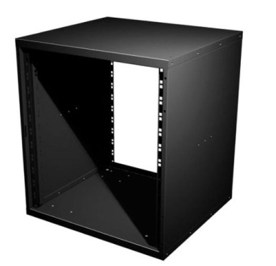 Penn R8400-12 - 12HE 19" kast, 480mm diep, - zwart - prijs per 1 stuk - 12U 19" cabinet, 480mm deep, - black - price per piece
