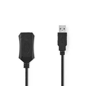Nedis Actieve USB-Kabel | USB 1.1 / USB 2.0 | USB-A Male | USB-A Female | 480 Mb