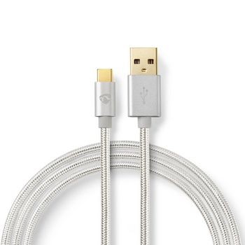 Nedis USB-Kabel | USB 2.0 | USB-A Male | USB Type-C  Male | 480 Mbps | 10 W |