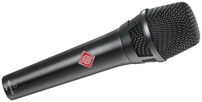 Vocal microphone, condenser, cardioid, 48 V phantom power, XLR-3M, black, includ
