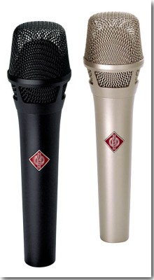Vocal microphone, condenser, supercardioid, 48 V phantom, XLR-3M, black, include