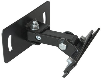 Wall bracket, can be tilted horizontally and vertically, black (RAL 9005)  Black