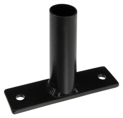 Adapter for mounting on a subwoofer with top panel flange in conjunction with LH