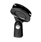 Stand clip for KMS microphones, 3/8"/ 5/8" / 1/2" tripod thread, black