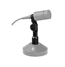 Swivel mount for small microphone capsules, 3/8" tripod thread, black