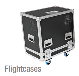 Flight case for 2 x GEOM12