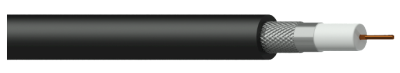Coax video cable - RG6/U - solid 0.82 mmý - 18 AWG - FlamoFlex? 300 m plastic re