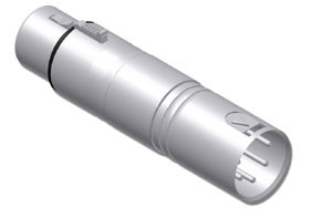 (25)Procab vc155 - DMX adapter - 5-pin XLR male - 3-pin XLR female Adapter