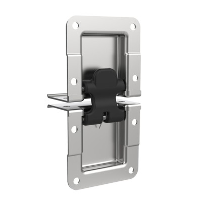 koppelslot inbouw - zw/verzinkt - prijs per 1 stuk - coupling lock installation - black/galvanized - price per piece